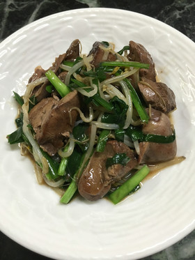 味付け簡単♪子供も食べれるレバニラ炒め♪