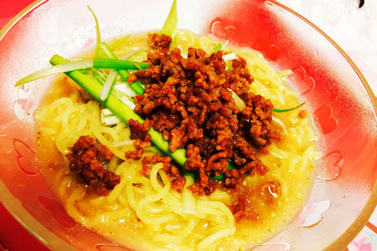 夏に食べたい 冷やし担々麺 レシピ 作り方 By たかしゃん クックパッド