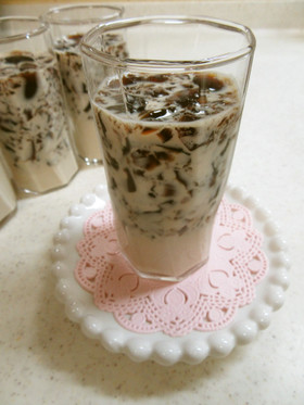コーヒーゼリー牛乳