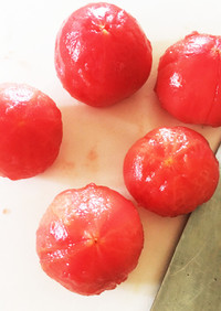 簡単！トマトの湯剥き