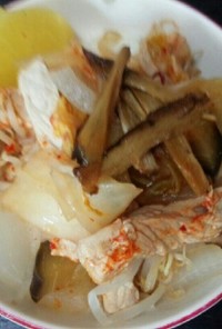 豚キムチ丼（血管ダイエット食823）