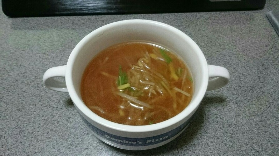 大根サラダの中華スープの画像