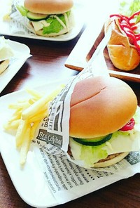 照り焼きバーガー☆テリヤキ　ハンバーガー