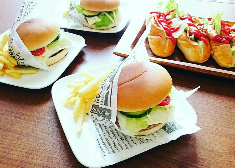 照り焼きバーガー☆テリヤキ　ハンバーガーの画像