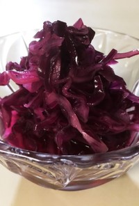 紫キャベツの甘酢漬け