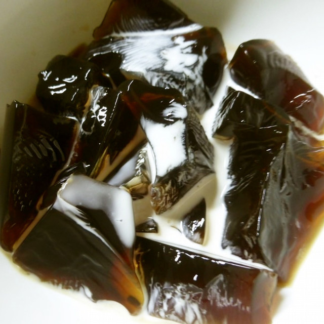 コーヒーゼリー 粉寒天 アイスコーヒーで レシピ 作り方 By ぶどうなすび クックパッド