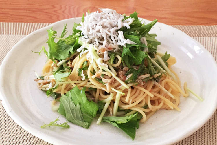 しらすと水菜の冷製パスタ レシピ 作り方 By Daisy クックパッド 簡単おいしいみんなのレシピが366万品