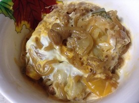 レンジで簡単!焼きそば&納豆のたまごとじ
