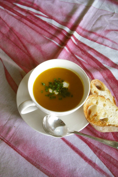 キャロット・セロリ・ジンジャー・スープの写真