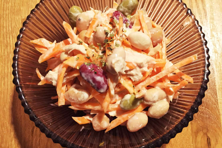 豆と人参のデリ風サラダ レシピ 作り方 By トネルカ クックパッド 簡単おいしいみんなのレシピが352万品