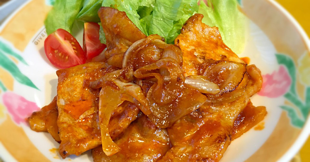 絶品！豚ロース薄切り肉でポークチャップ♪ by haesoon 【クックパッド】 簡単おいしいみんなのレシピが299万品