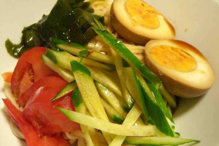 中華風 美味しいぶかっけ冷やしサラダ麺 レシピ 作り方 By りねりね クックパッド 簡単おいしいみんなのレシピが353万品