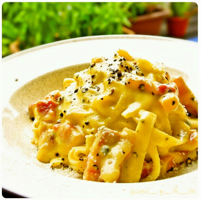 カラバの模倣フェットチーネ アルフレッド レシピ