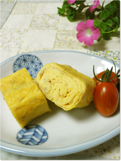 白味噌・甘酢生姜入りの卵焼き♪の写真