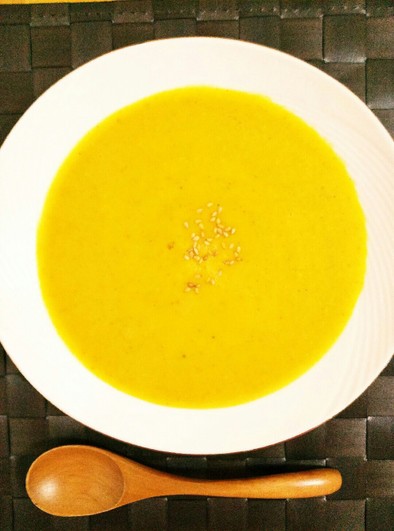簡単美味しい☆和風冷製かぼちゃスープの写真