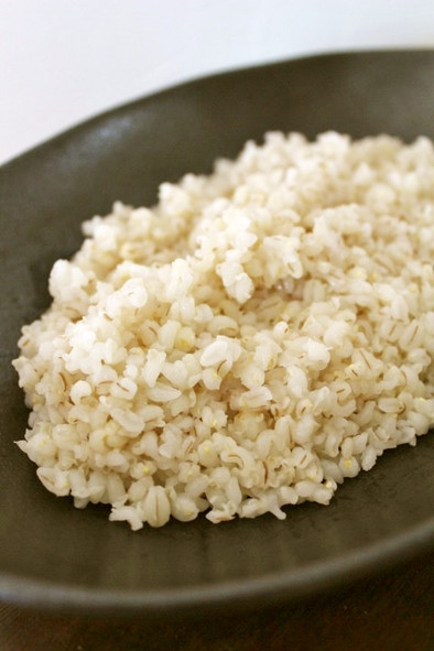 エコ♪フードコンテナーで柔らか米粒麦の写真