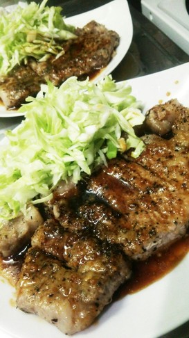 簡単❤おいしーい❤柔らかトンテキ❤