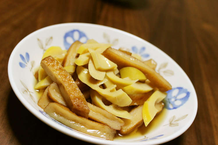 破竹 ハチク と薩摩揚げの煮物 レシピ 作り方 By くうねるまき クックパッド 簡単おいしいみんなのレシピが353万品