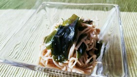 えのきとわかめの簡単和え物♪