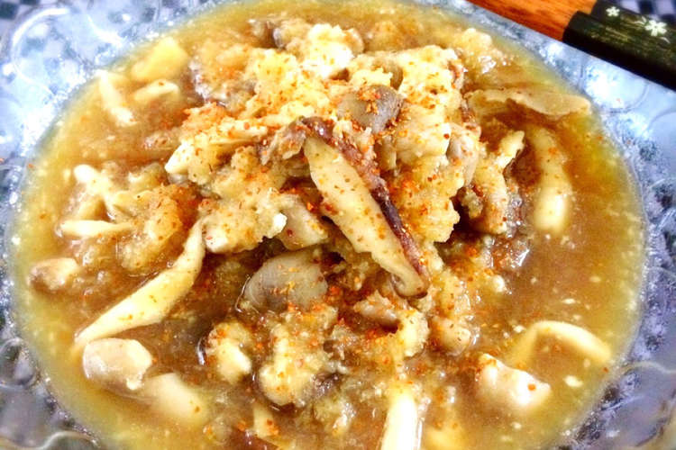 麺つゆで簡単 きのこのおろし煮 レシピ 作り方 By Yukki クックパッド 簡単おいしいみんなのレシピが373万品