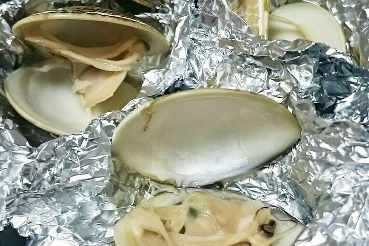 大アサリ ハマグリのホイル焼き レシピ 作り方 By きくきくたけたけ クックパッド