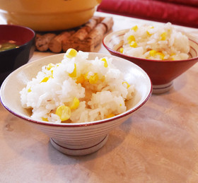 炊飯器de簡単とうもろこしご飯