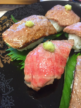 めちゃうま!贅沢和牛のお寿司♡