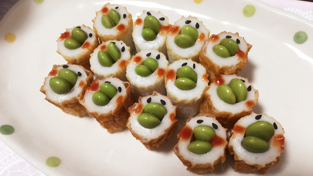 簡単 キャラおかず キャラ弁 ちくわ鳥 レシピ 作り方 By あいリーぬ クックパッド 簡単おいしいみんなのレシピが355万品