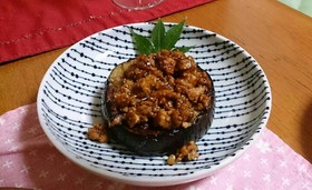 賀茂なすの肉味噌田楽