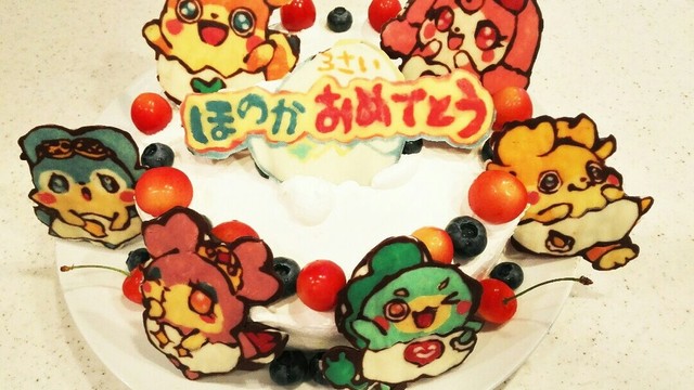 ここたま 誕生日ケーキ キャラチョコ レシピ 作り方 By Iwomama クックパッド
