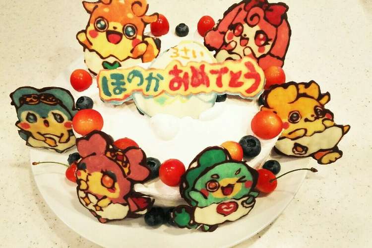ここたま 誕生日ケーキ キャラチョコ レシピ 作り方 By Iwomama クックパッド