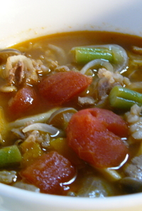 ★酸味爽やか★トマト・牛肉・野菜のスープ