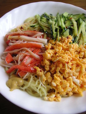 ★ 簡単一人ご飯 ピリ辛冷やし中華 ★