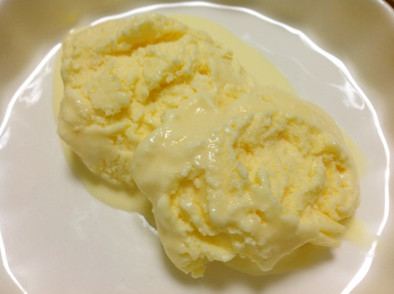 【糖質制限】バニラアイスクリームの写真