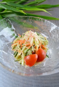 葉生姜のサラダ
