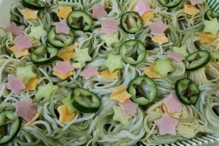 七夕カラフル素麺 レシピ 作り方 By Akane Ff クックパッド 簡単おいしいみんなのレシピが366万品