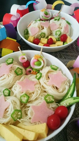 七夕の素麺