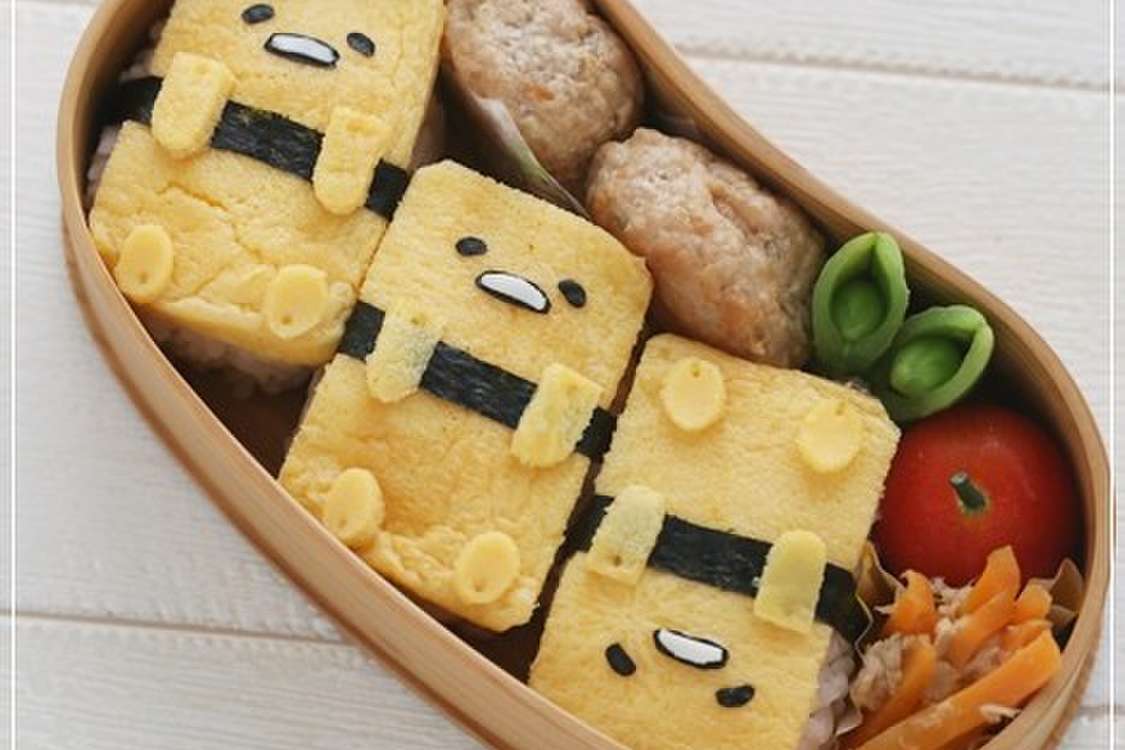 簡単かわいいキャラ弁 ぐでたま寿司 レシピ 作り方 By Momoキャラ料理家 クックパッド 簡単おいしいみんなのレシピが378万品