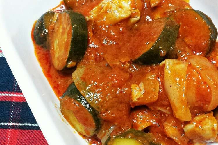 トマトソースで 鶏肉と夏野菜のトマト煮 レシピ 作り方 By Nana1001 クックパッド