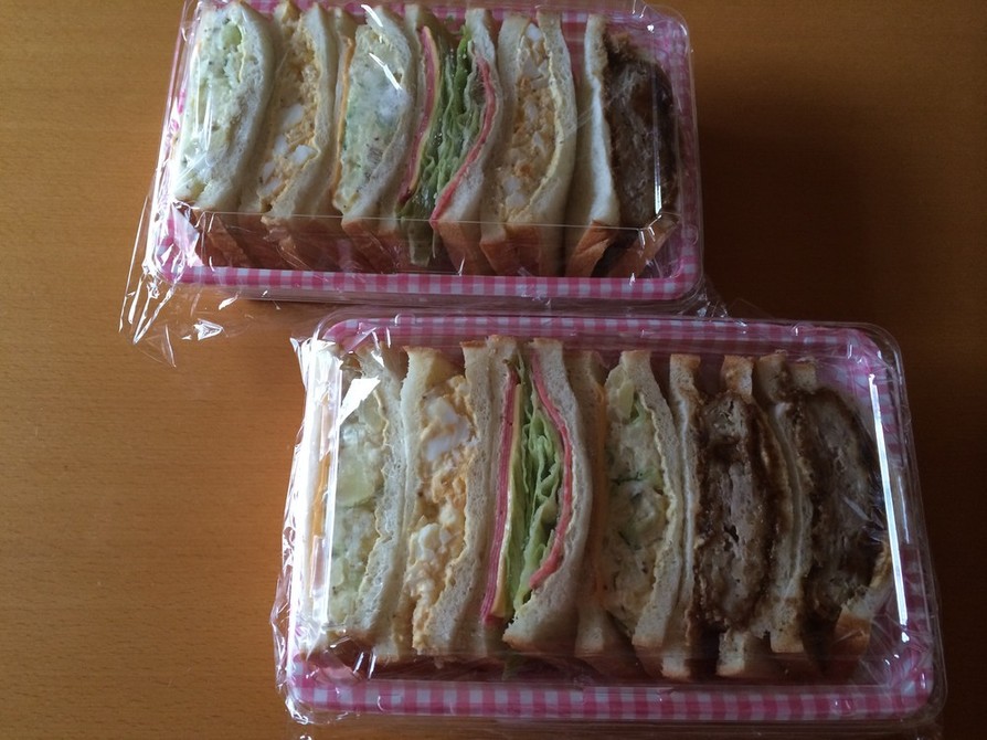 サンドイッチ（4種類） お弁当の画像