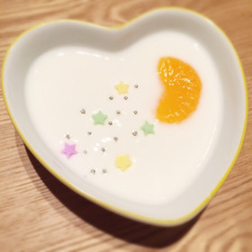 七夕に♡天の川ヨーグルト