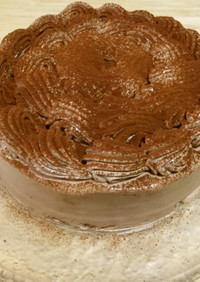 １５ｃｍ　シンプル　チョコクリームケーキ