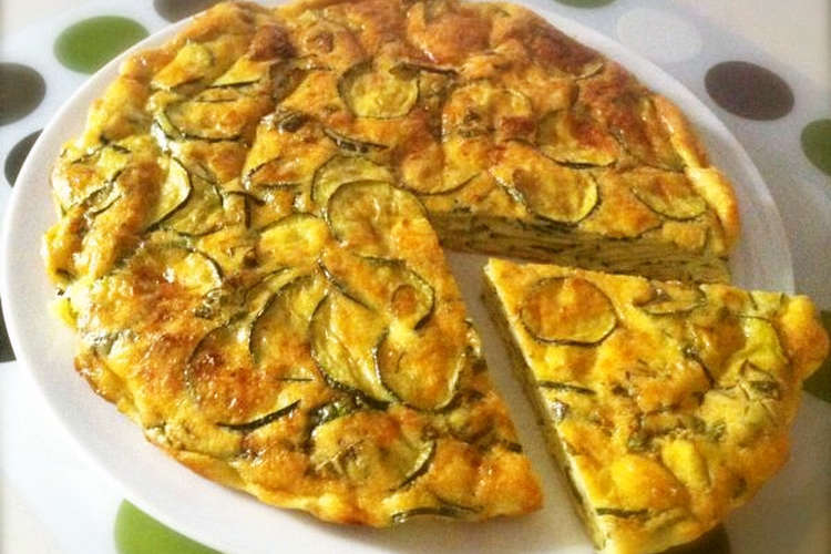 イタリアの定番 ズッキーニのオムレツ レシピ 作り方 By Mezzana クックパッド