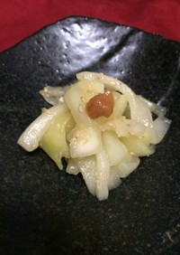 加賀太きゅうりの梅酢和え 酢の物