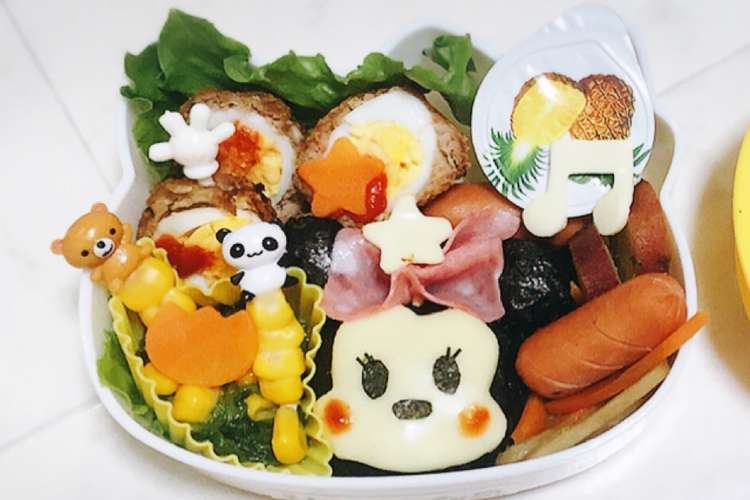 ミニーちゃん キャラ弁 レシピ 作り方 By 2児ままちゃん クックパッド 簡単おいしいみんなのレシピが354万品