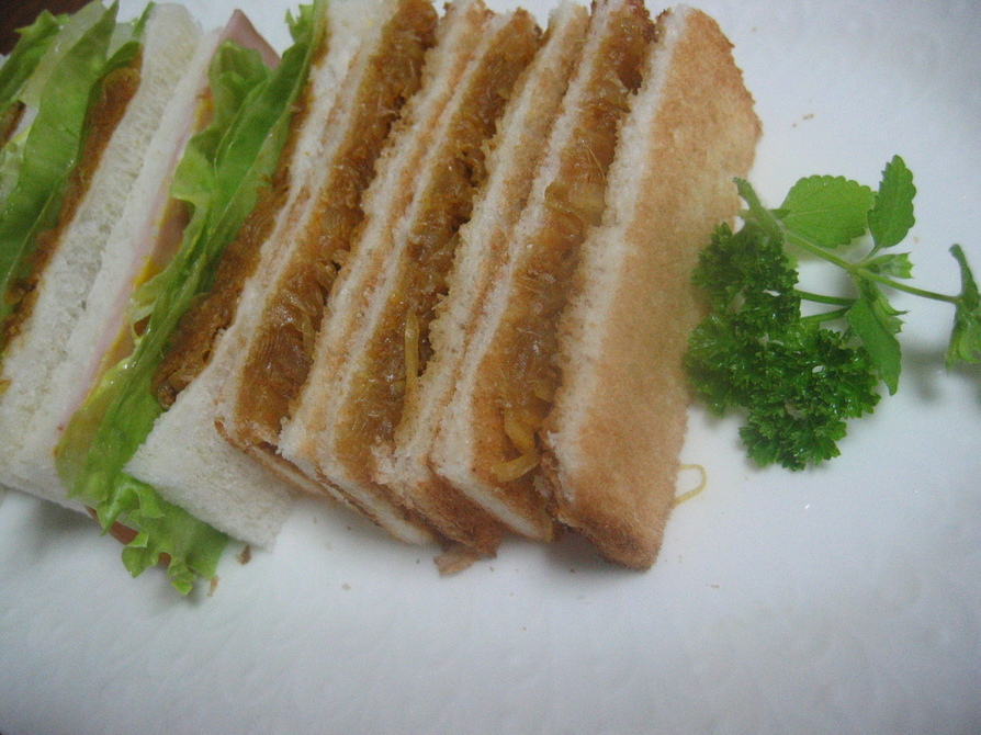 作りおき出来るサンドイッチのカレー玉ねぎの画像