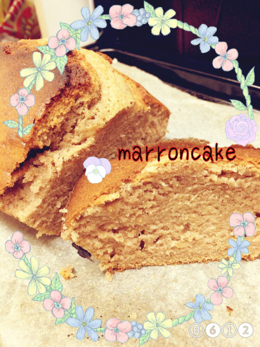 マロンケーキの画像