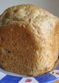 ライ麦くるみパン（HBで白神こだま酵母）