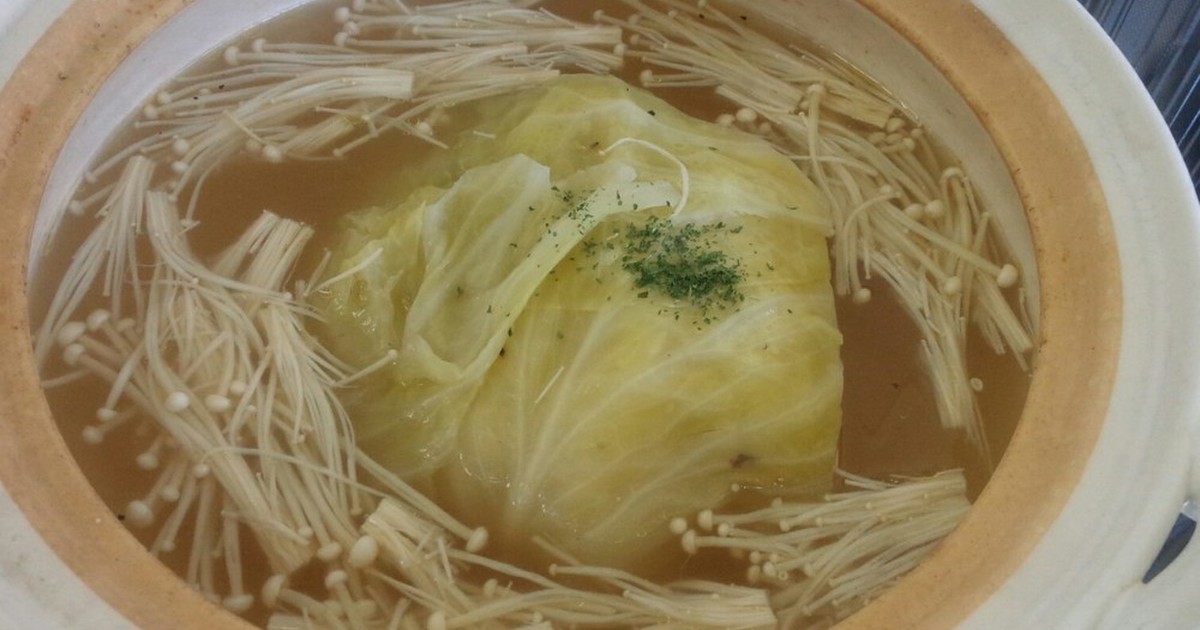 丸ごとキャベツの塩バター鍋 by 水引きパンダ 【クックパッド】 簡単おいしいみんなのレシピが353万品