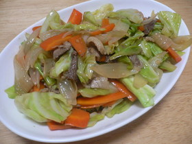 絶品☆肉野菜炒め